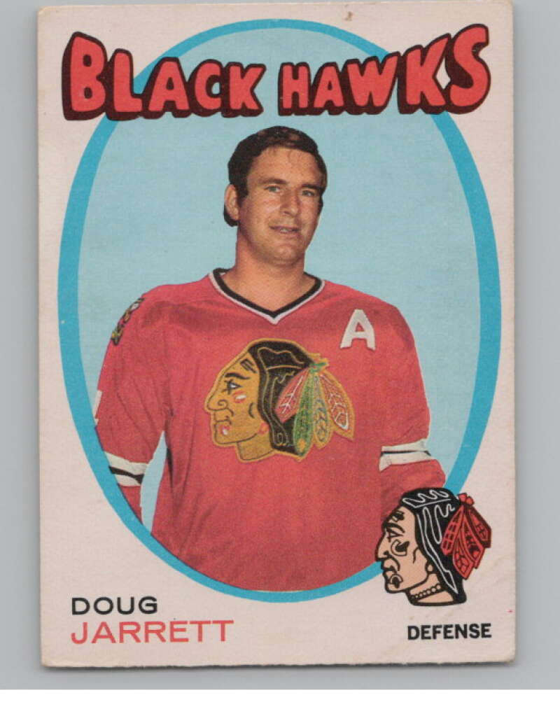 1971-72 O-Pee-Chee #208 Doug Jarrett Chicago Blackhawks V99042 Image 1