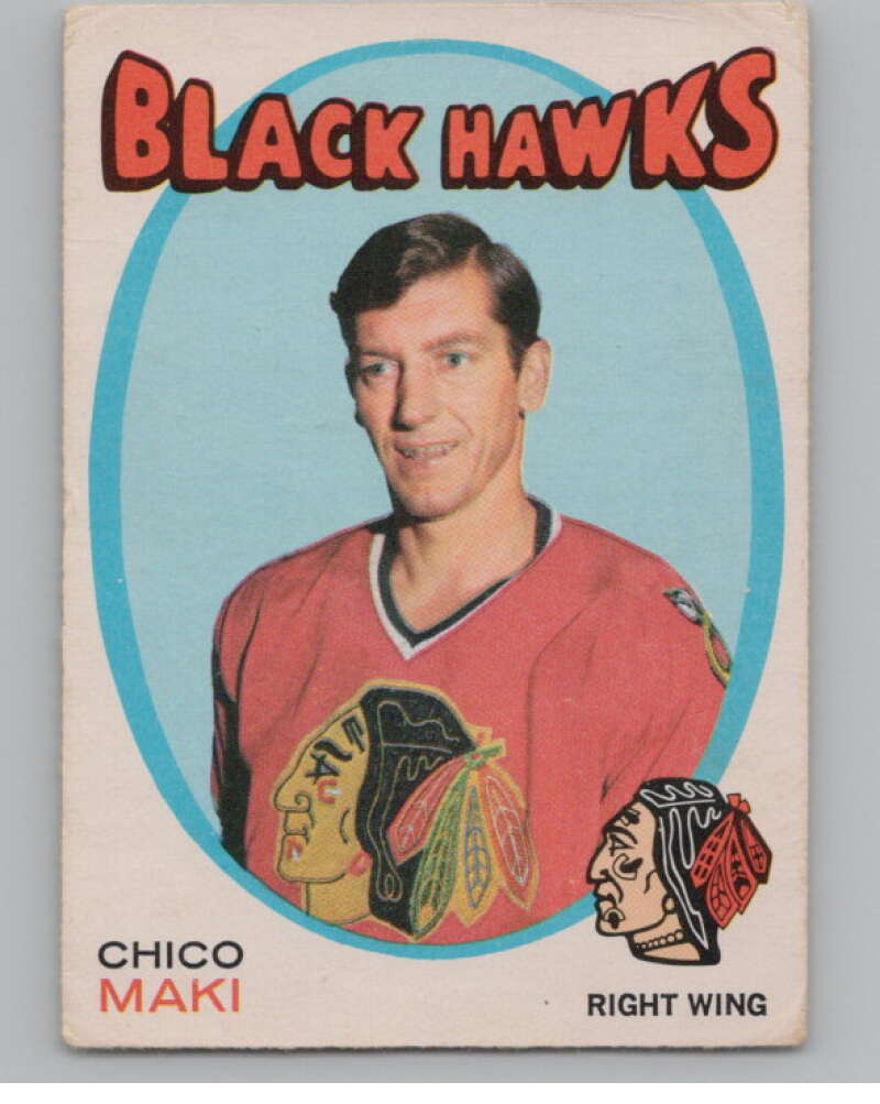 1971-72 O-Pee-Chee #210 Chico Maki Chicago Blackhawks V99044 Image 1