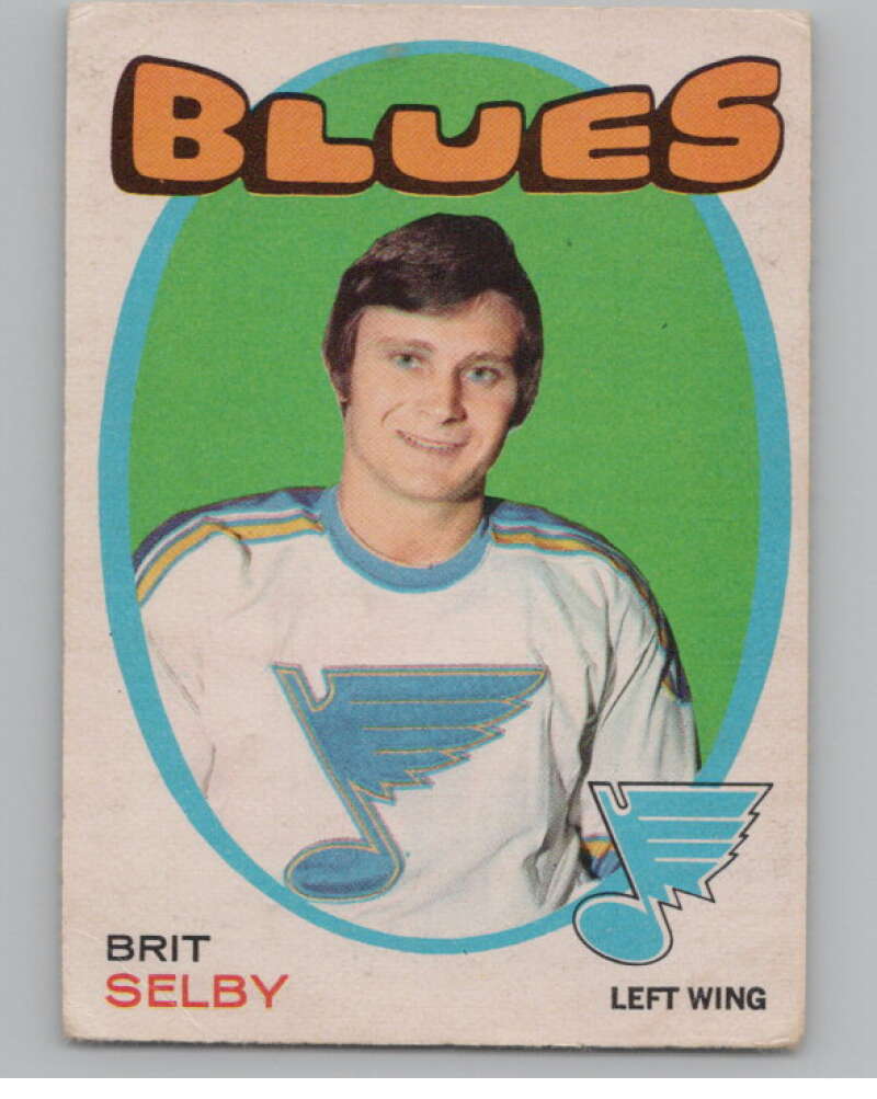 1971-72 O-Pee-Chee #226 Brit Selby St. Louis Blues V99056 Image 1
