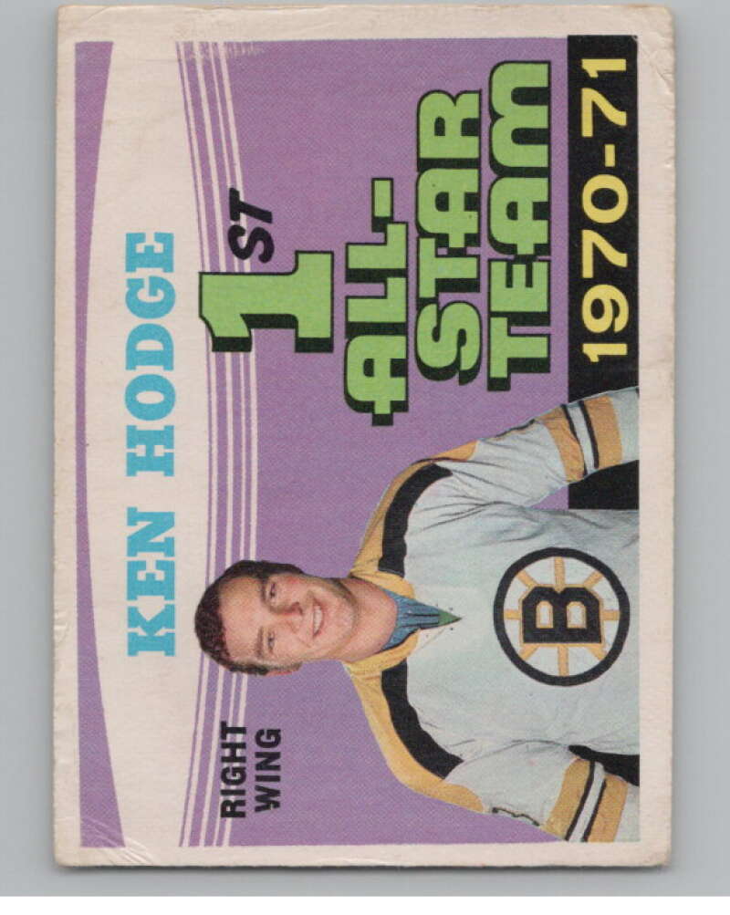 1971-72 O-Pee-Chee #254 Ken Hodge AS Boston Bruins V99061 Image 1