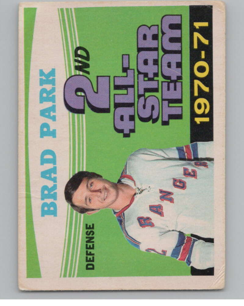1971-72 O-Pee-Chee #257 Brad Park AS New York Rangers V99062 Image 1