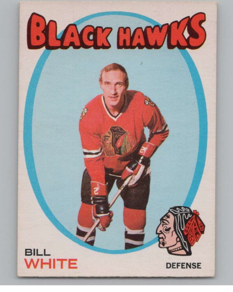 1971-72 O-Pee-Chee #11 Bill White Chicago Blackhawks V99071 Image 1