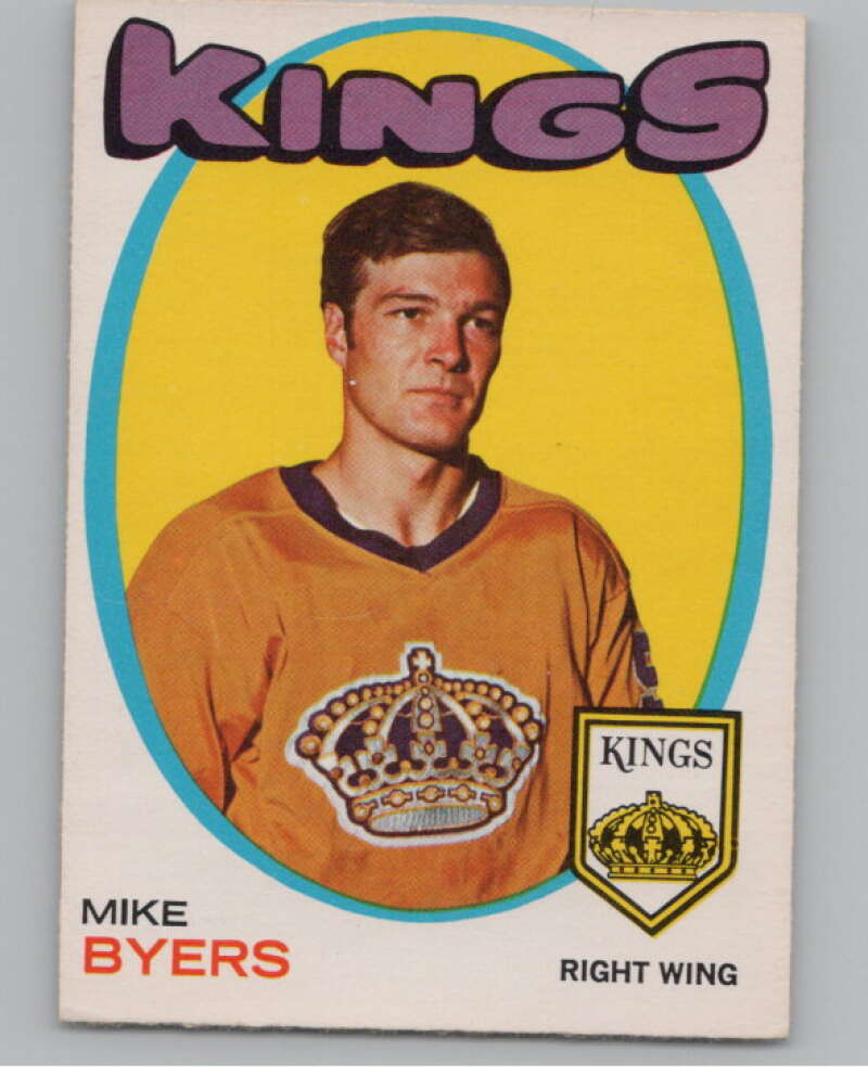 1971-72 O-Pee-Chee #34 Mike Byers Los Angeles Kings V99088 Image 1