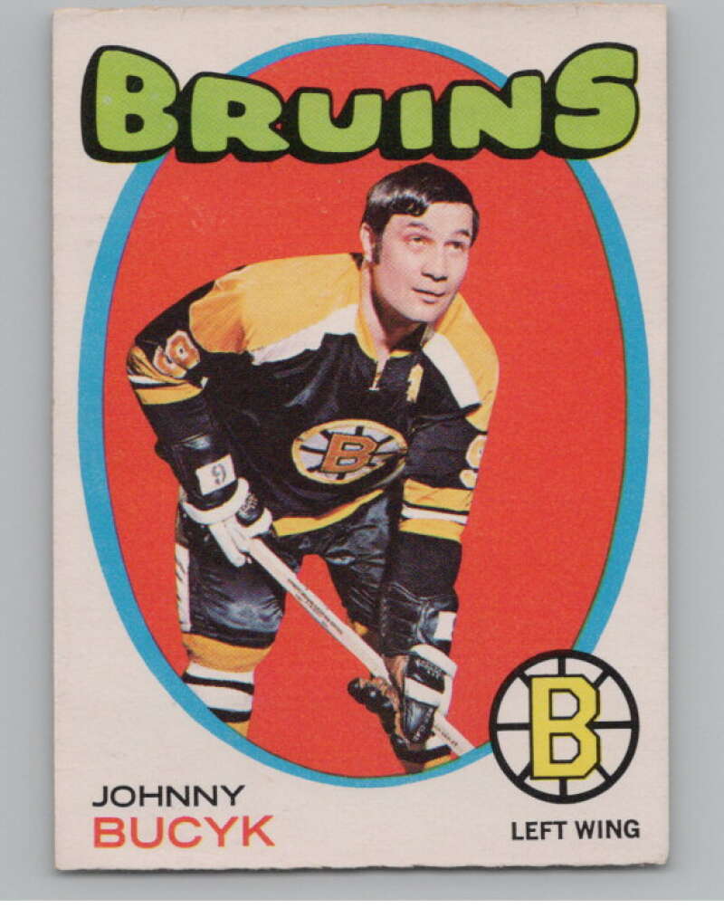 1971-72 O-Pee-Chee #35 Johnny Bucyk Boston Bruins V99089 Image 1