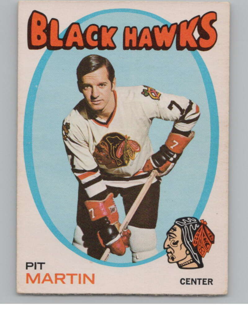 1971-72 O-Pee-Chee #39 Pit Martin Chicago Blackhawks V99091 Image 1