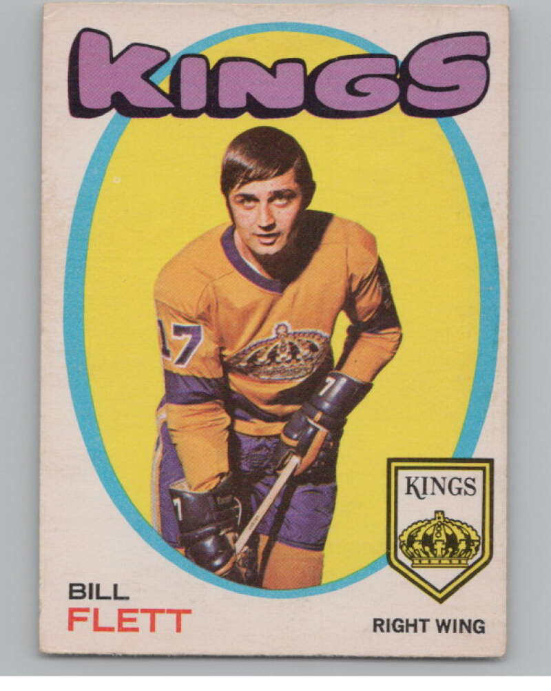 1971-72 O-Pee-Chee #47 Bill Flett Los Angeles Kings V99095 Image 1