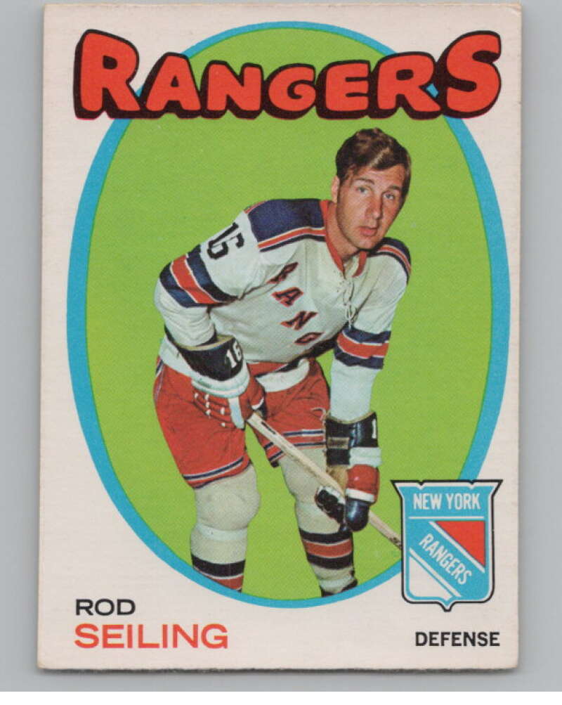 1971-72 O-Pee-Chee #53 Rod Seiling New York Rangers V99099 Image 1