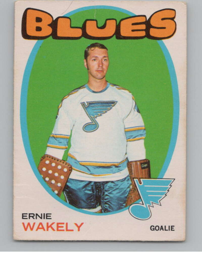1971-72 O-Pee-Chee #81 Ernie Wakely St. Louis Blues V99117 Image 1