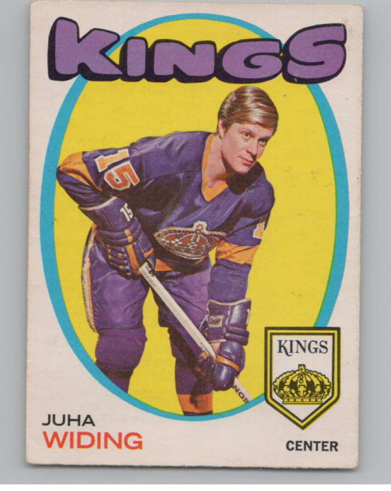 1971-72 O-Pee-Chee #86 Juha Widing RC Rookie Los Angeles Kings V99119 Image 1