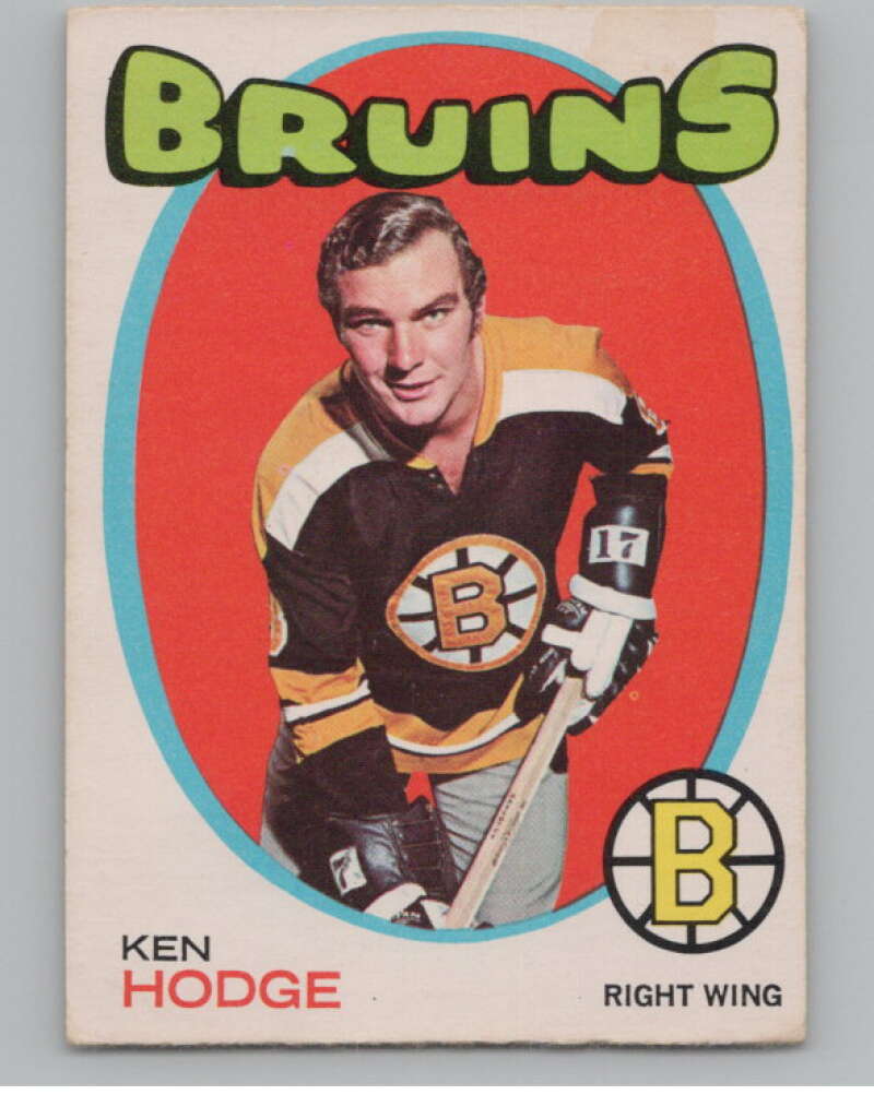 1971-72 O-Pee-Chee #115 Ken Hodge Boston Bruins V99138 Image 1