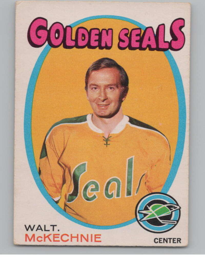 1971-72 O-Pee-Chee #124 Walt McKechnie California Golden Seals V99143 Image 1