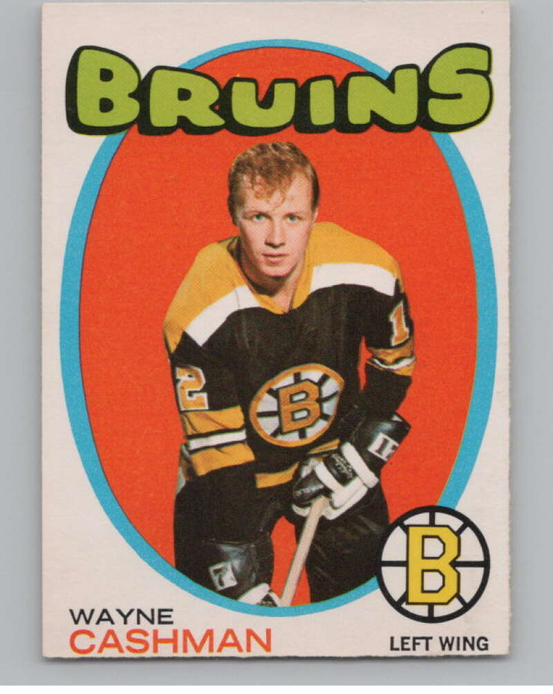 1971-72 O-Pee-Chee #129 Wayne Cashman Boston Bruins V99146 Image 1