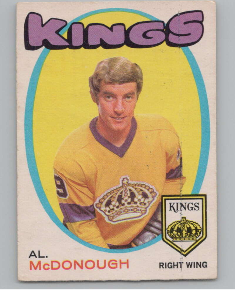 1971-72 O-Pee-Chee #150 Al McDonough RC Rookie Kings V99158 Image 1