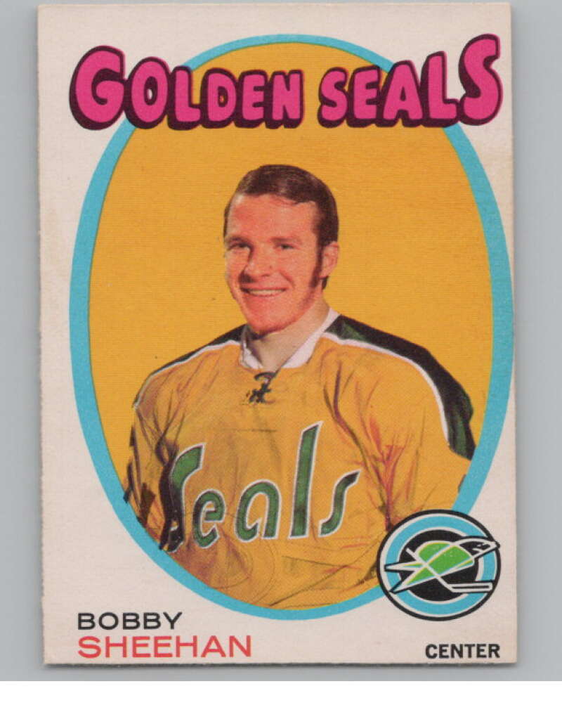 1971-72 O-Pee-Chee #177 Bobby Sheehan RC Rookie Golden Seals V99173 Image 1
