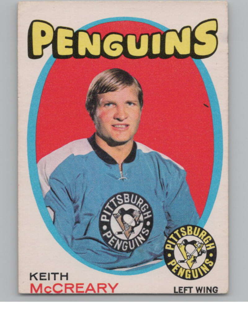1971-72 O-Pee-Chee #188 Keith McCreary Pittsburgh Penguins V99181 Image 1