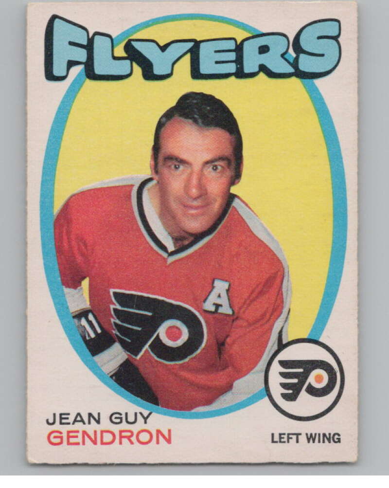 1971-72 O-Pee-Chee #204 Jean-Guy Gendron Philadelphia Flyers V99186 Image 1