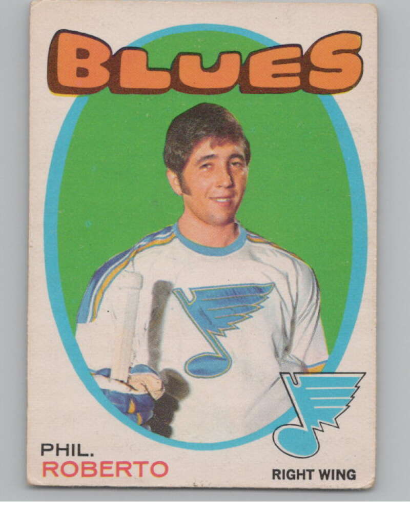 1971-72 O-Pee-Chee #228 Phil Roberto RC Rookie St. Louis Blues V99197 Image 1