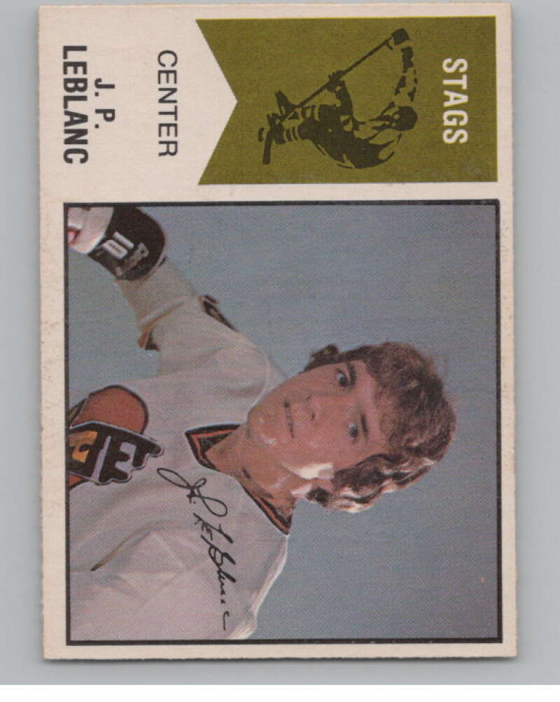 1974-75 O-Pee-Chee WHA #36 Jean-Paul LeBlanc RC Rookie Michigan V99229 Image 1