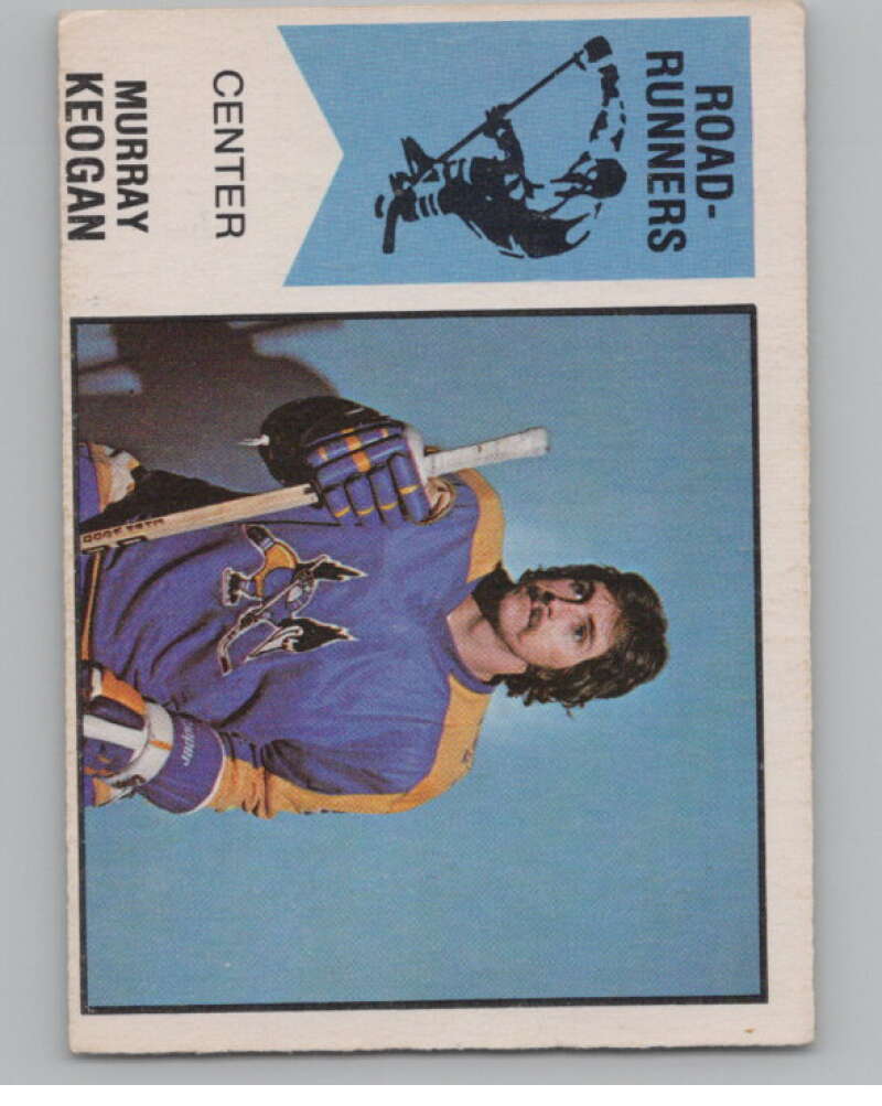 1974-75 O-Pee-Chee WHA #44 Murray Keogan RC Rookie Roadrunners V99232 Image 1
