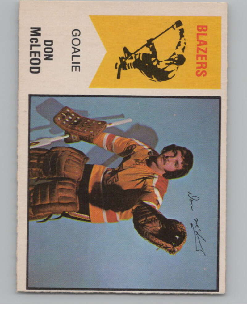 1974-75 O-Pee-Chee WHA #48 Don McLeod RC Rookie Blazers V99234 Image 1
