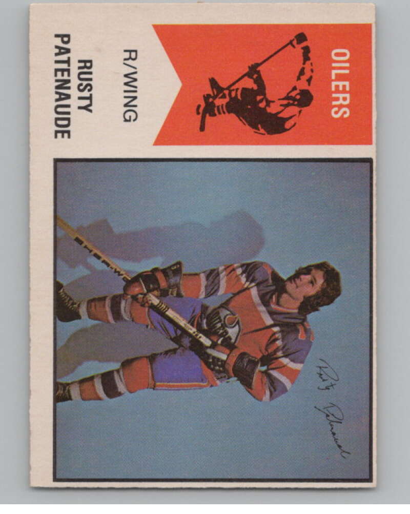 1974-75 O-Pee-Chee WHA #51 Rusty Patenaude RC Rookie Oilers V99235 Image 1