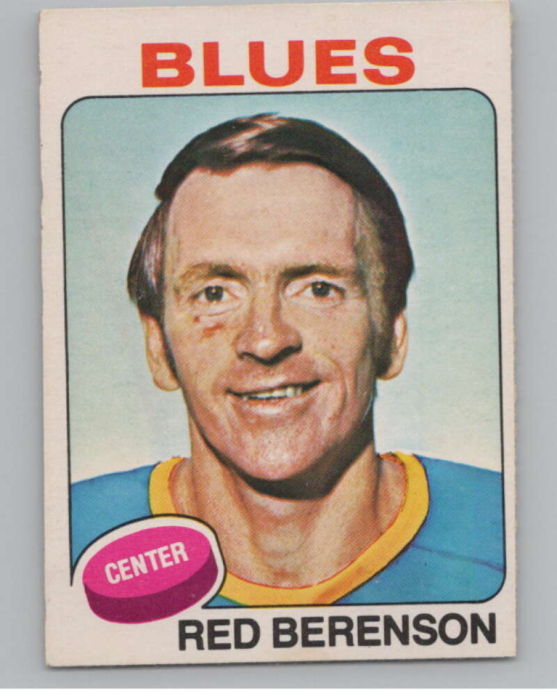 1975-76 O-Pee-Chee #22 Red Berenson St. Louis Blues V99609 Image 1