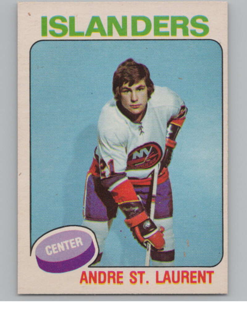 1975-76 O-Pee-Chee #387 Andre St. Laurent RC Rookie New York Islanders V99640 Image 1