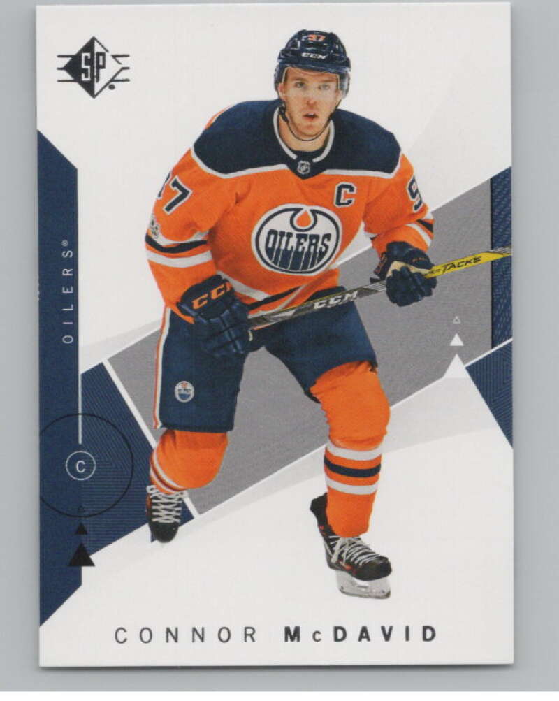 2018-19 SP Authentic #20 Connor McDavid Edmonton Oilers V99678 Image 1