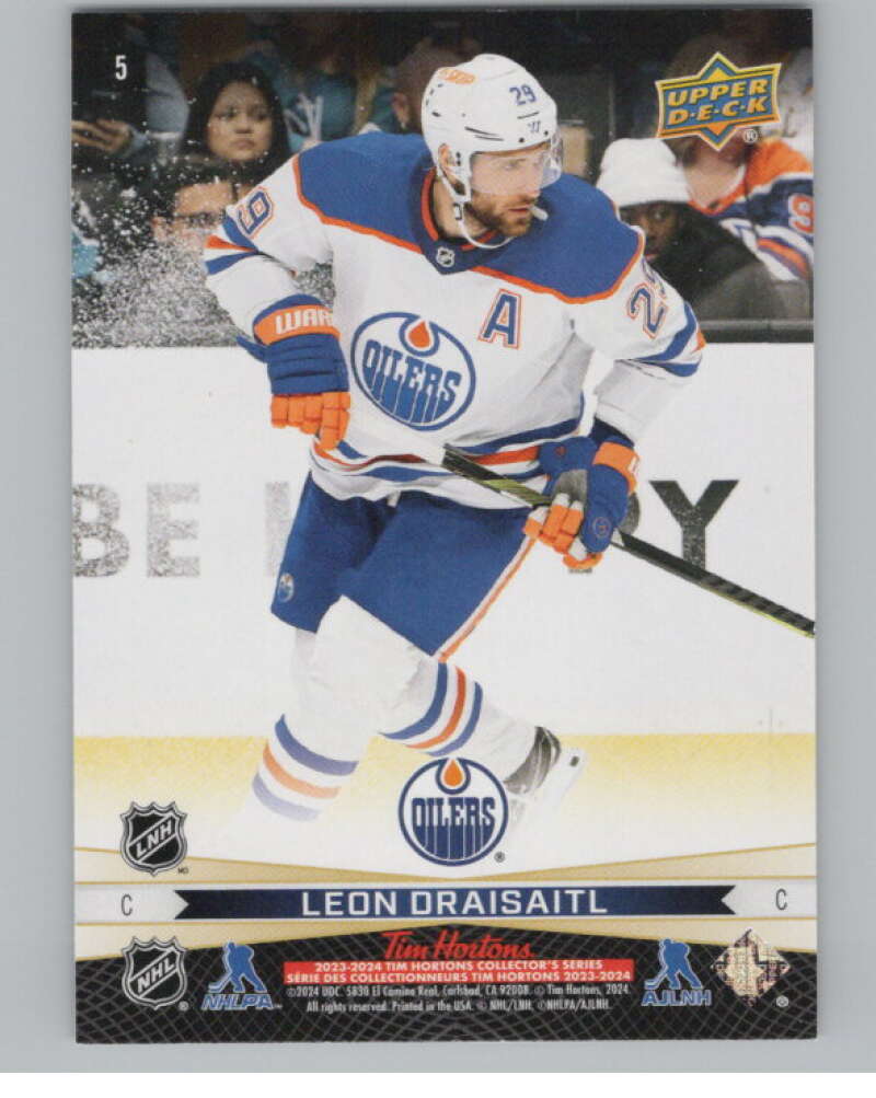 2023-24 Upper Deck Tim Hortons Greatest Duos #5 Connor McDavid V99680 Image 2