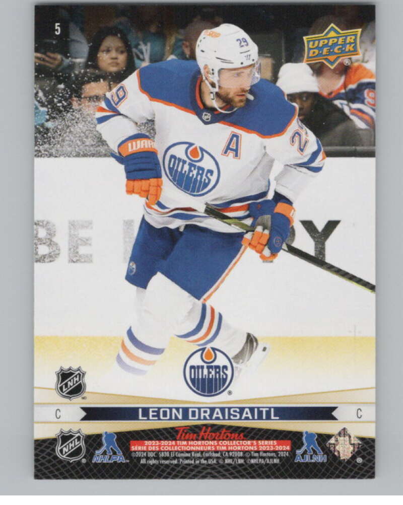 2023-24 Upper Deck Tim Hortons Greatest Duos #5 Connor McDavid V99681 Image 2