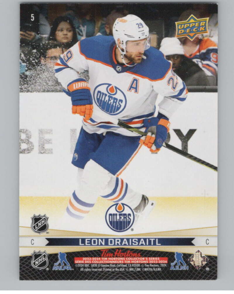 2023-24 Upper Deck Tim Hortons Greatest Duos #5 Connor McDavid V99683 Image 2