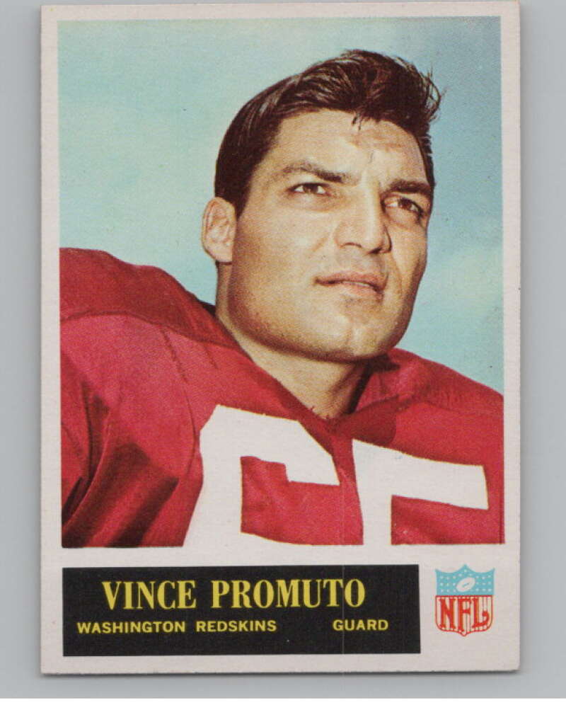 1965 Philadelphia #194 Vince Promuto Washington Redskins 101015 Image 1
