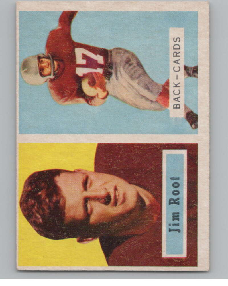 1957 Topps #112 James Root RC Rookie Chicago Cardinals 101025 Image 1