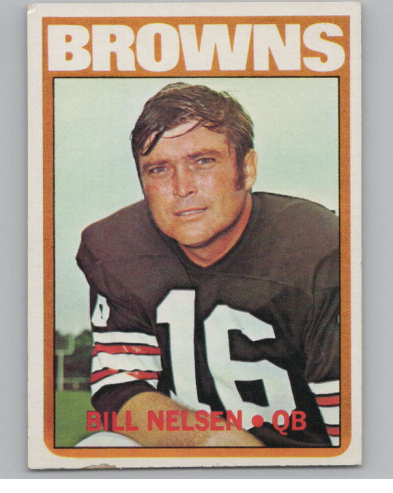 1972 Topps #211 Bill Nelsen Cleveland Browns 101116 Image 1