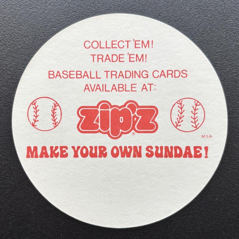 1976 MSA Buckmans Zipâz Discs Dave Cash Baseball Montreal Expos Image 2