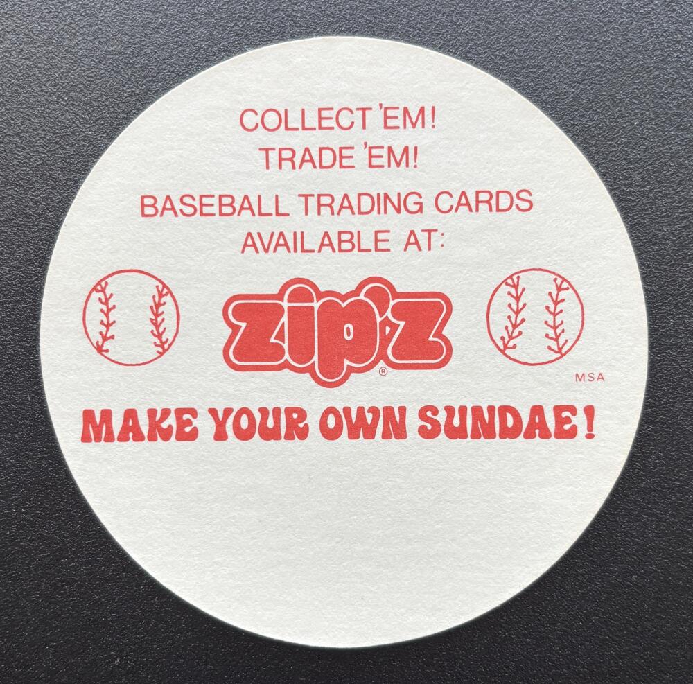 1976 MSA Buckmans Zipz Discs Dave Kingman Baseball New York Mets Image 2