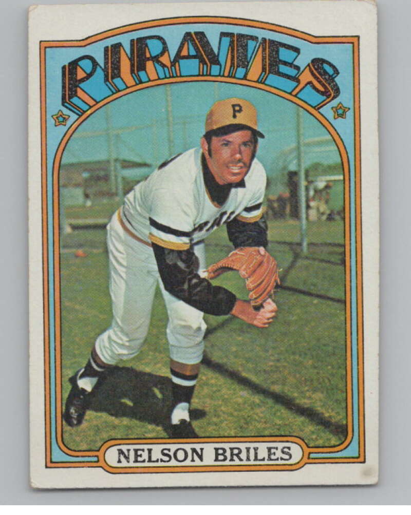 1972 Topps #605 Nelson Briles Pittsburgh Pirates V101480 Image 1