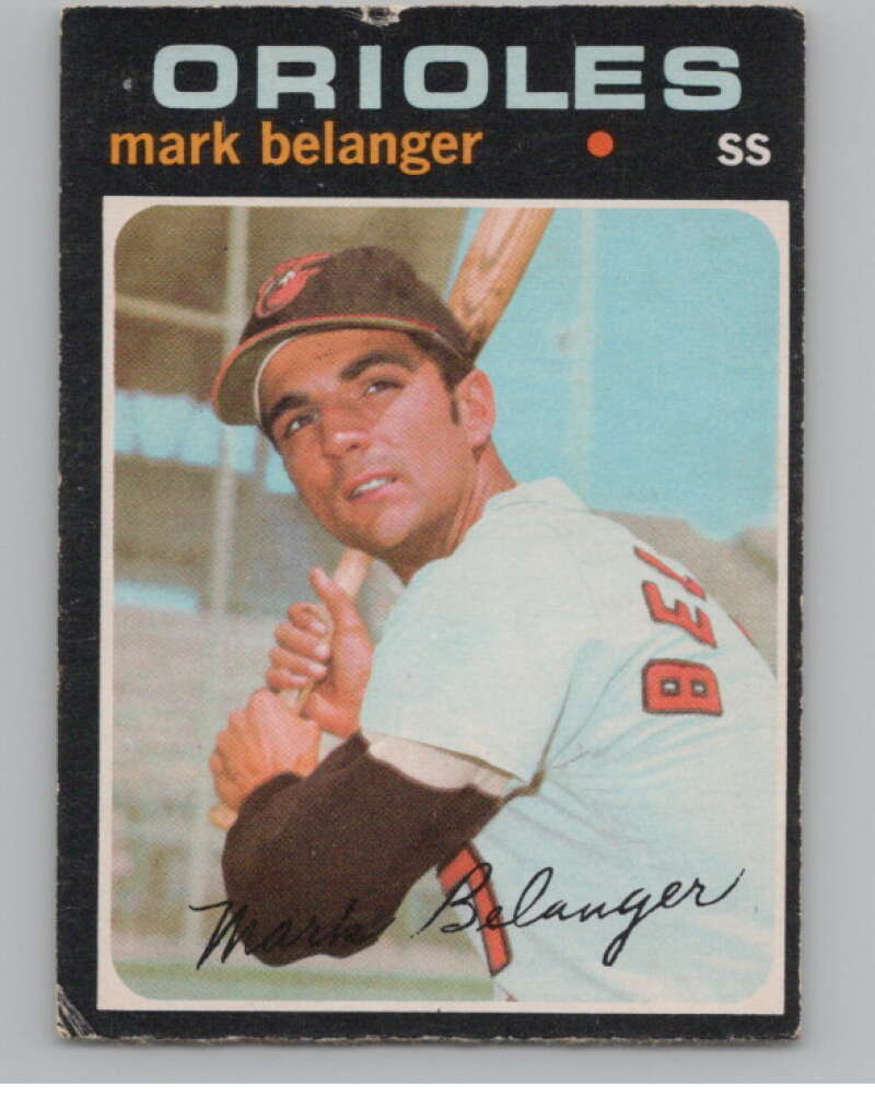 1971 O-Pee-Chee #99 Mark Belanger Baltimore Orioles V101511 Image 1