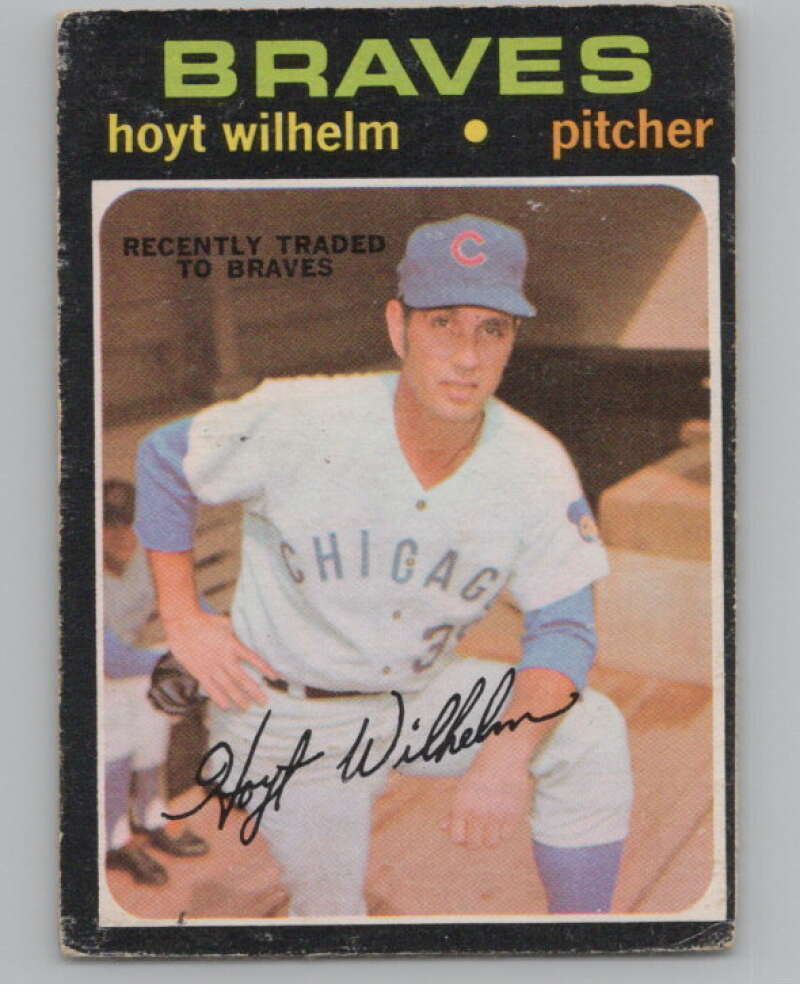 1971 O-Pee-Chee #248 Hoyt Wilhelm Atlanta Braves V101536 Image 1