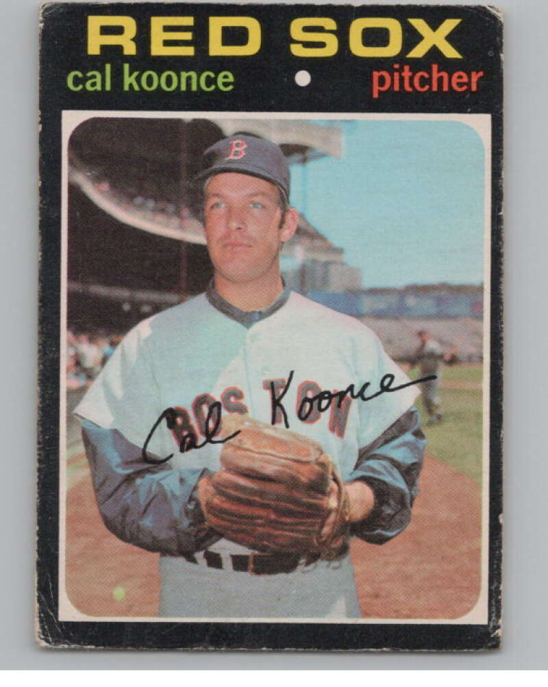 1971 O-Pee-Chee #254 Cal Koonce Boston Red Sox V101540 Image 1