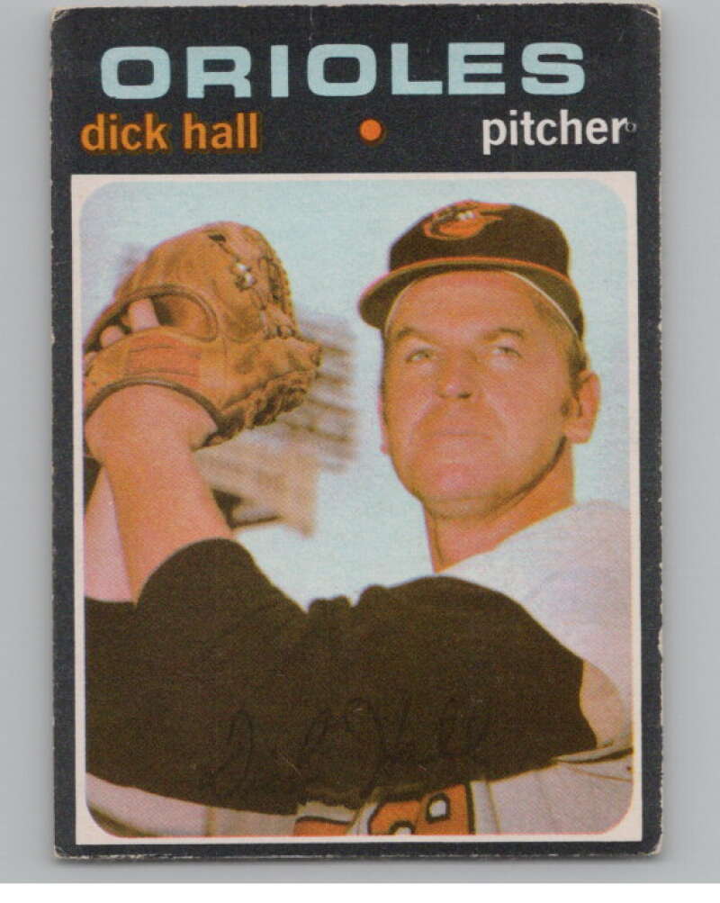 1971 O-Pee-Chee #417 Dick Hall Baltimore Orioles V101557 Image 1
