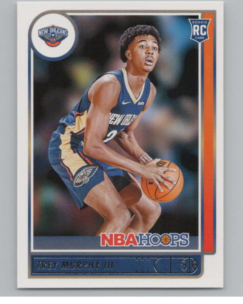 2021-22 Panini Hoops #221 Trey Murphy III RC Rookie Pelicans V101681 Image 1