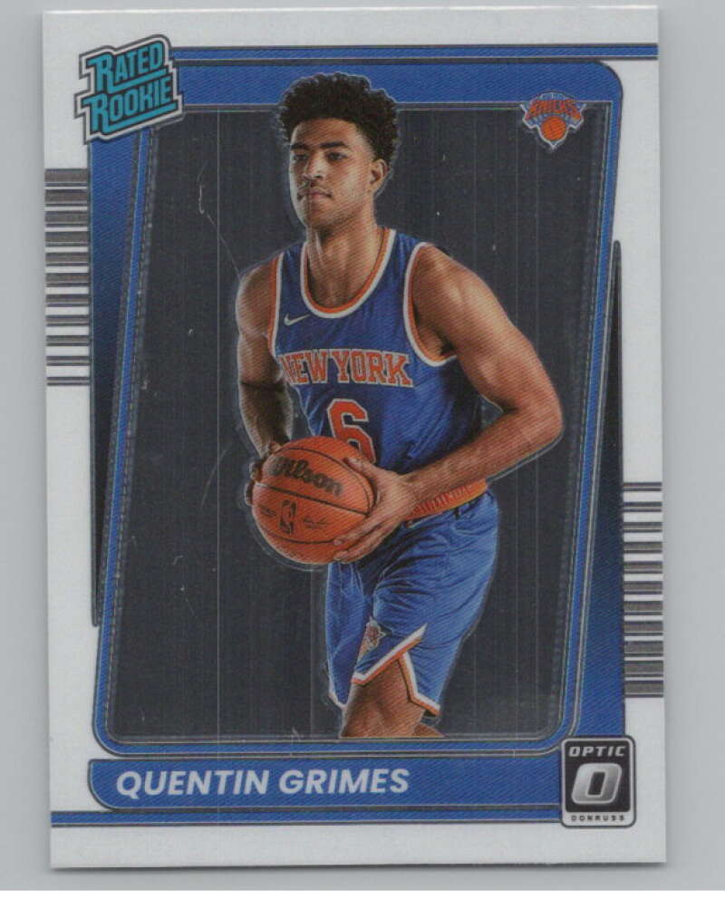 2021-22 Donruss Optic #166 Quentin Grimes Rated Rookies RC Rookie V101694 Image 1