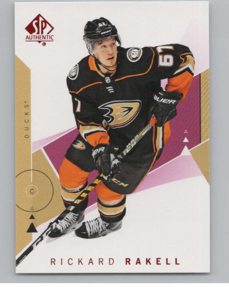 2018-19 SP Authentic Limited Red #58 Rickard Rakell V102400 Image 1