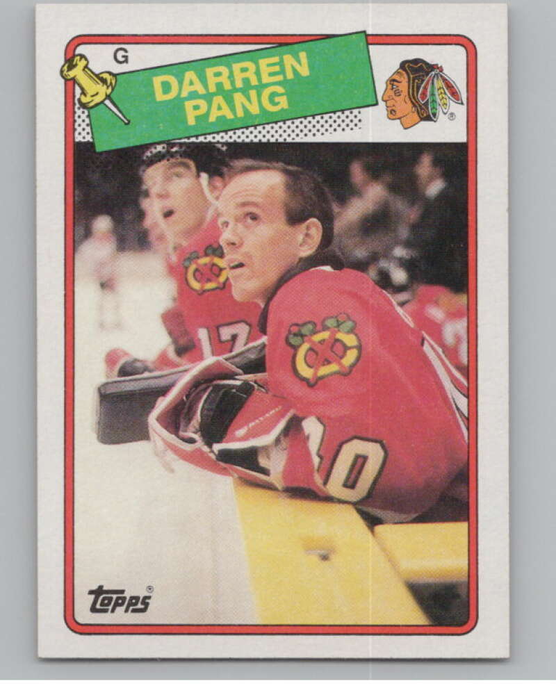 1988-89 Topps #51 Darren Pang RC Rookie V102932 Image 1