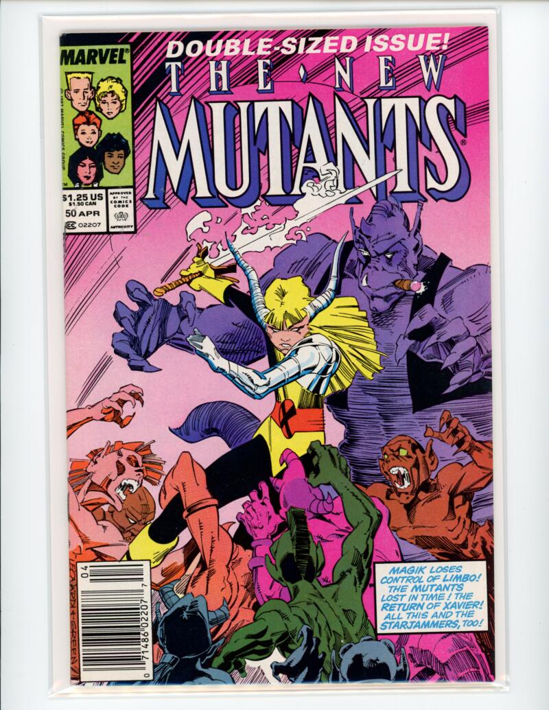 Marvel The New Mutants #50 Magazine Comic Book Mint - B21-147 Image 1