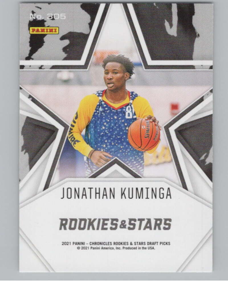 2021-22 Panini Chronicles Draft Rookies and Stars #305 Jonathan Kuminga V104255 Image 2