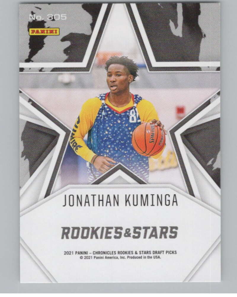 2021-22 Panini Chronicles Draft Rookies and Stars #305 Jonathan Kuminga V104257 Image 2