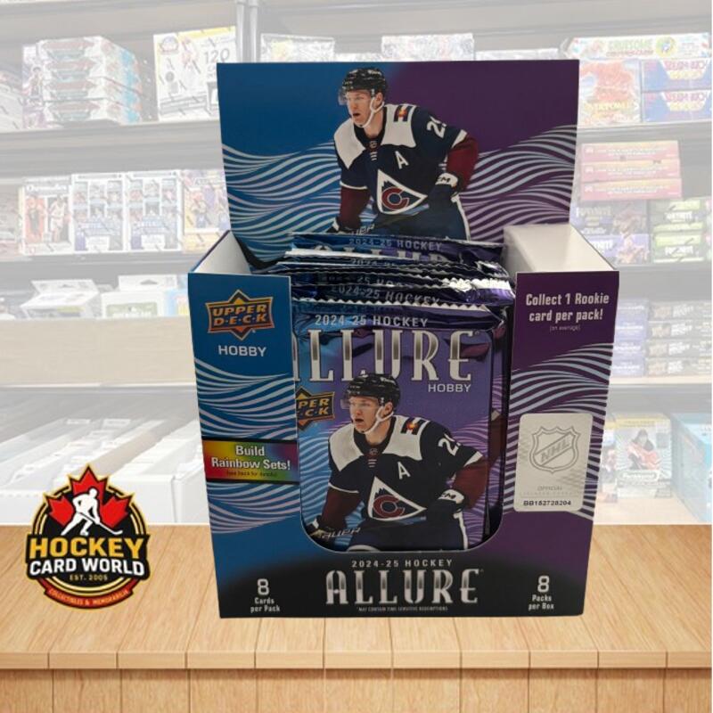 2024-25 Upper Deck Allure Hockey Hobby PACK - 8 Cards Per Pack Image 3