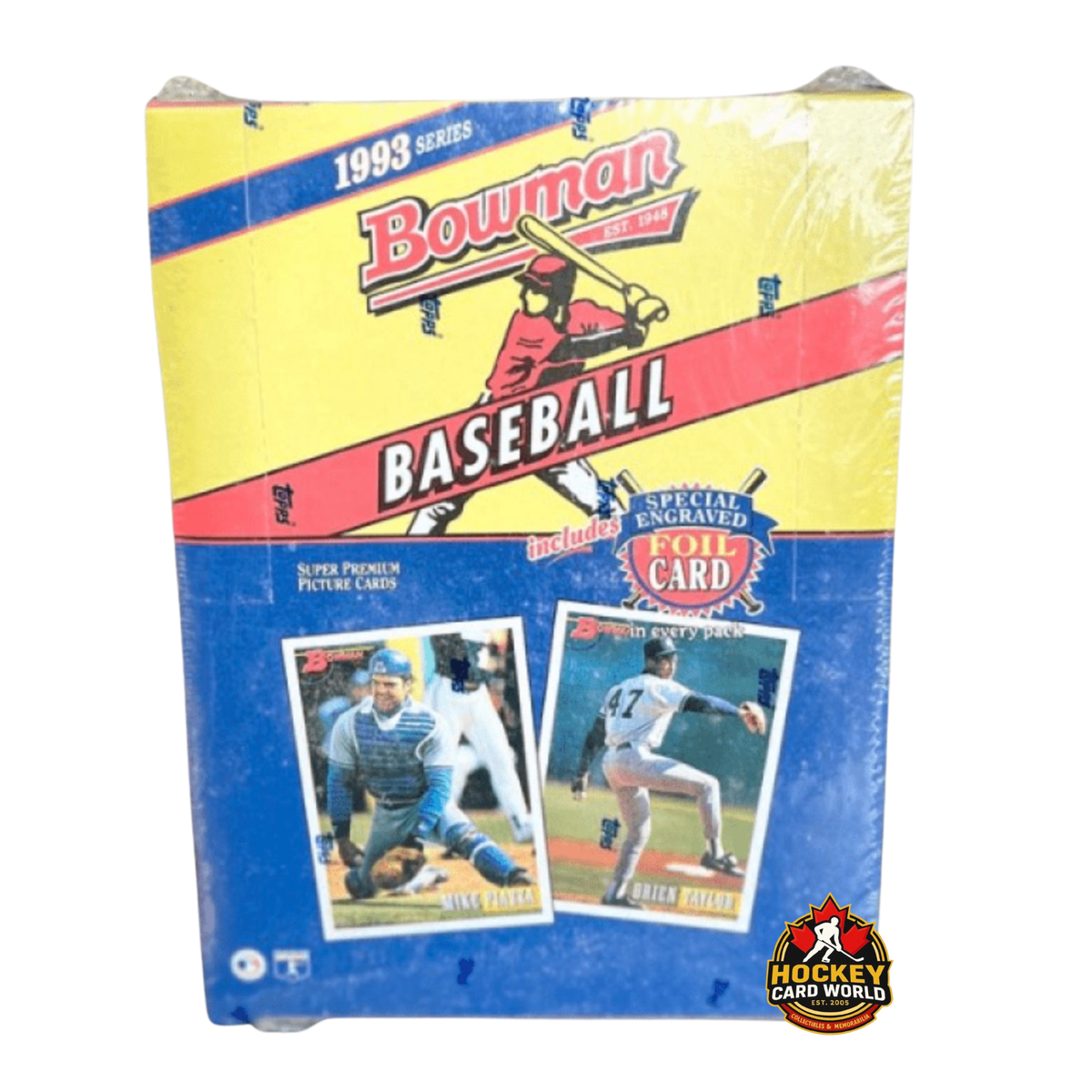 1993 Bowman Baseball Hobby Box - 24 packs - Jeter RC?